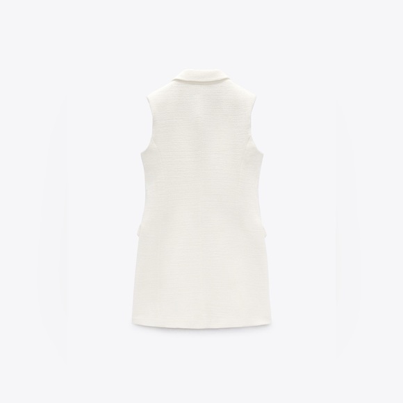 ZARA ~ Textured Vest Dress - Picture 5 of 11